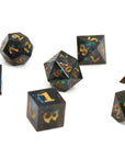 Midnight Prism 7pcs Inclusion Dice Set | Sharp Edge Dice