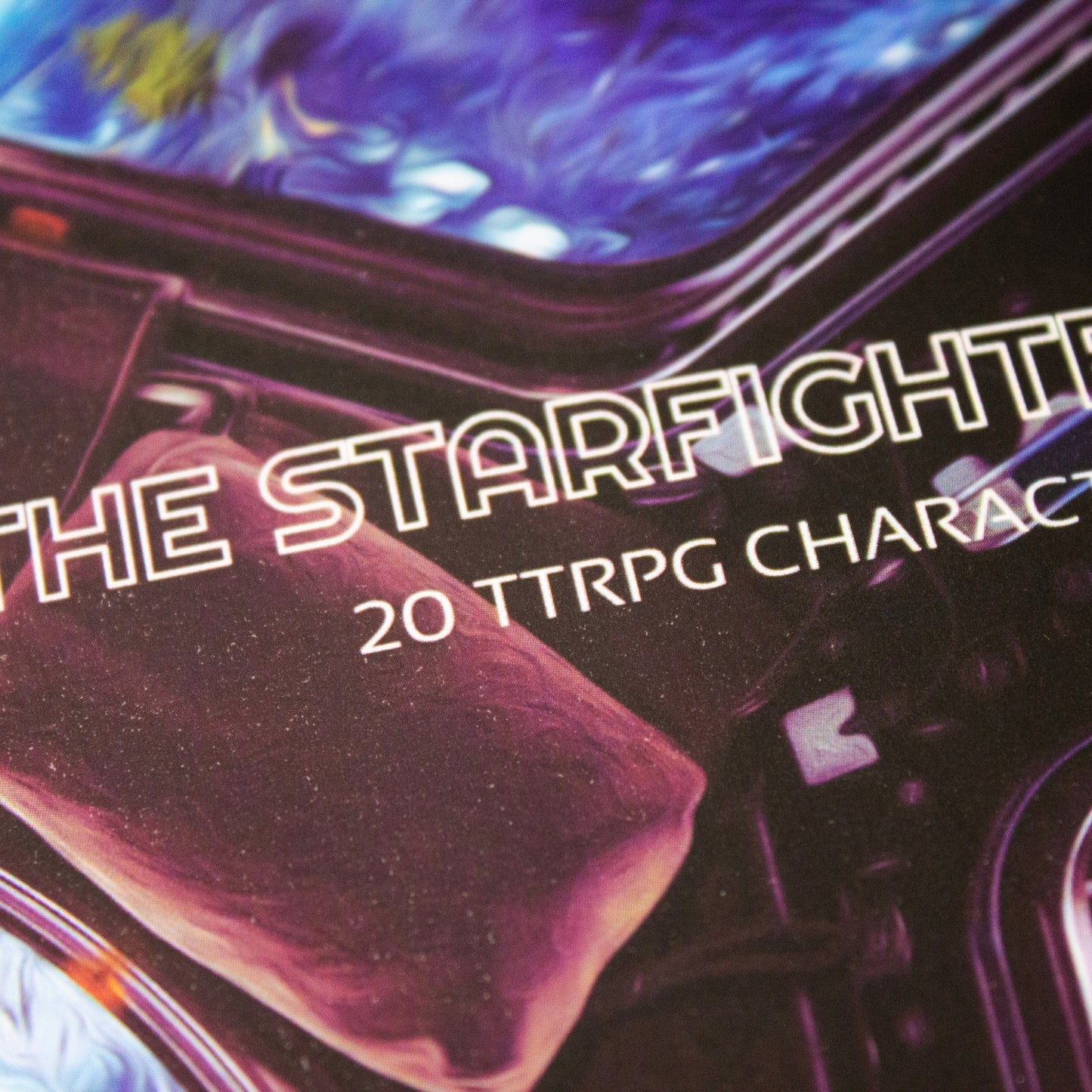 Starfighter Pilot TTRPG Character Sheet Book