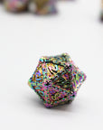 Iridescent Chain Metal Dice (7pcs Set)