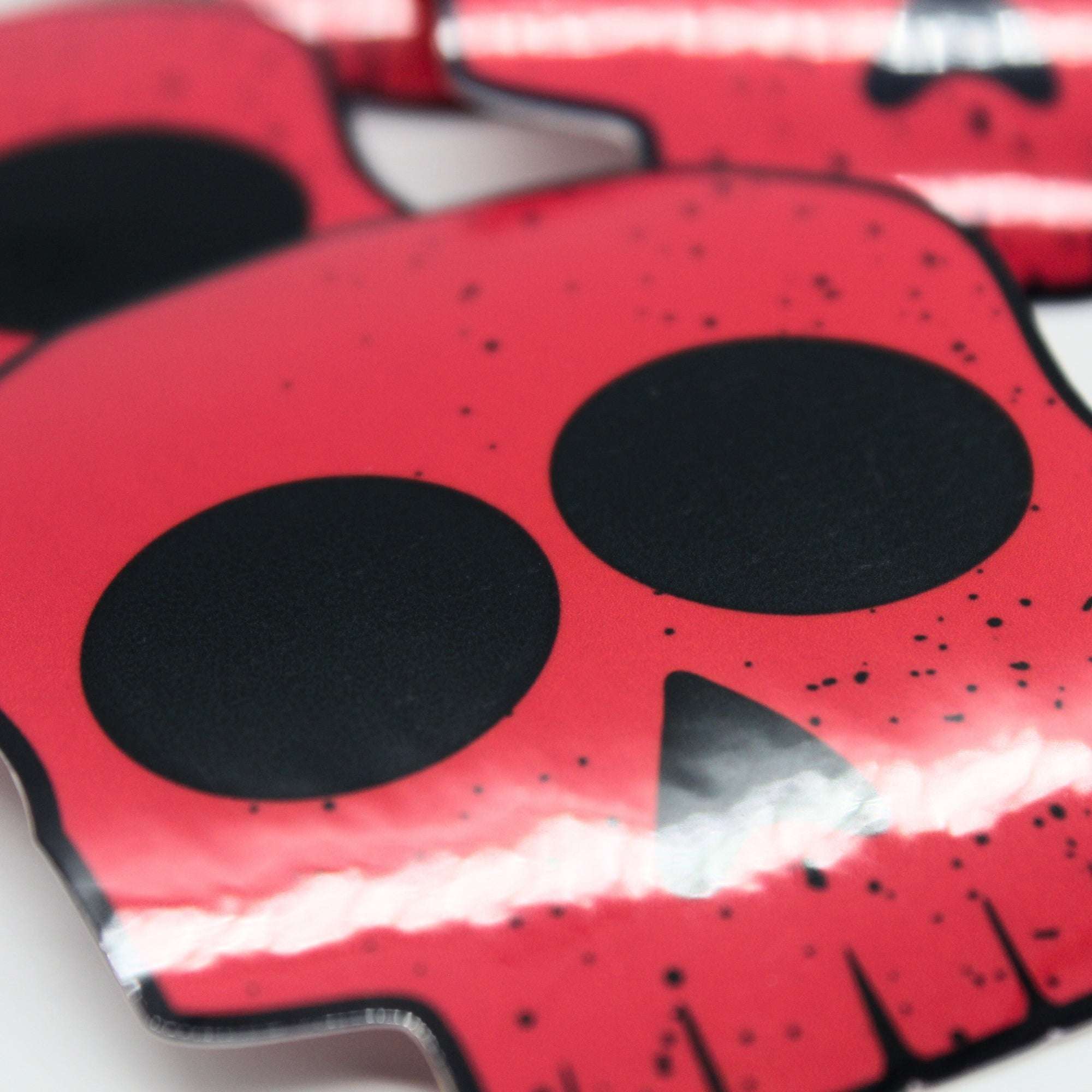 Red Skull Sticker 2.5"