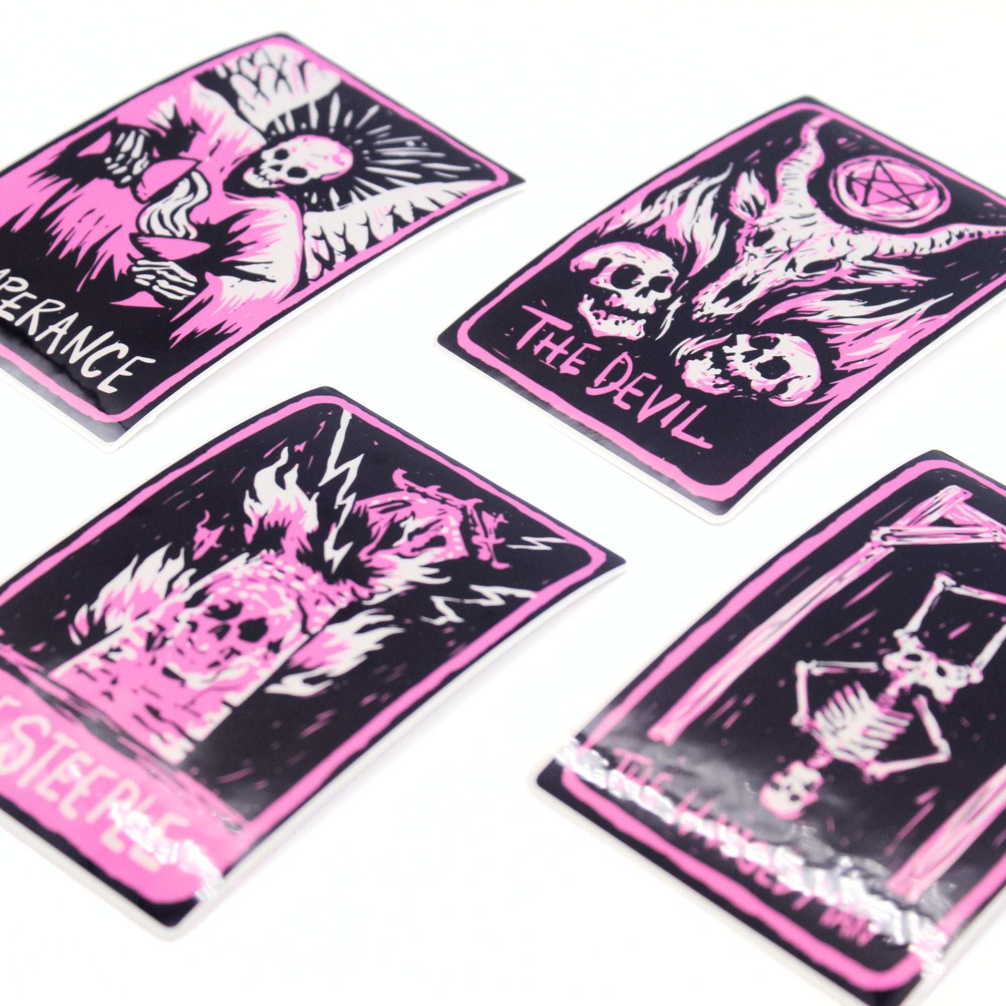 Pink Tarot Deck Sticker Pack