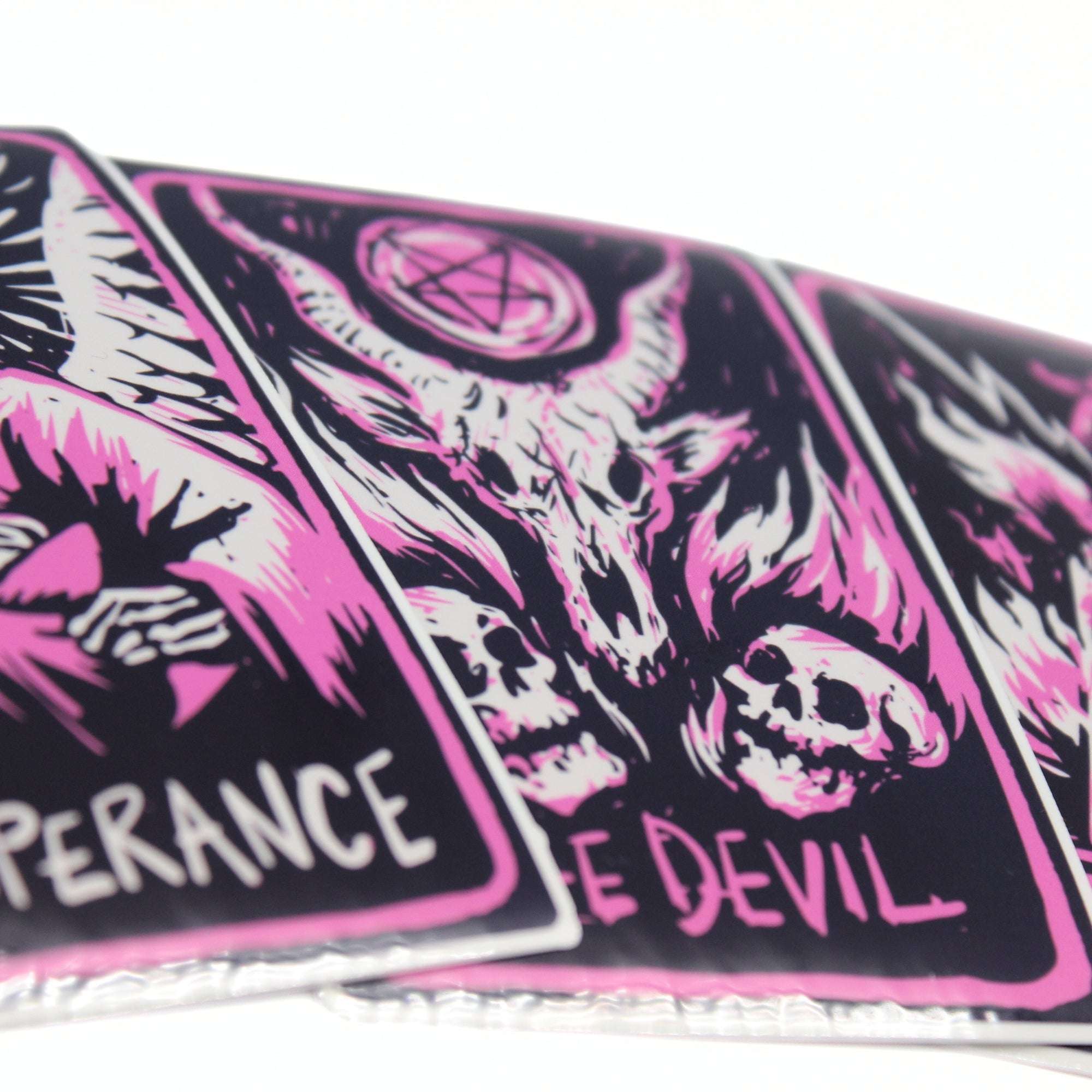 Pink Tarot Deck Sticker Pack