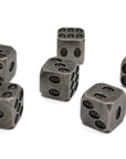 Stone Skulls Metal Dice (6D6 Set)