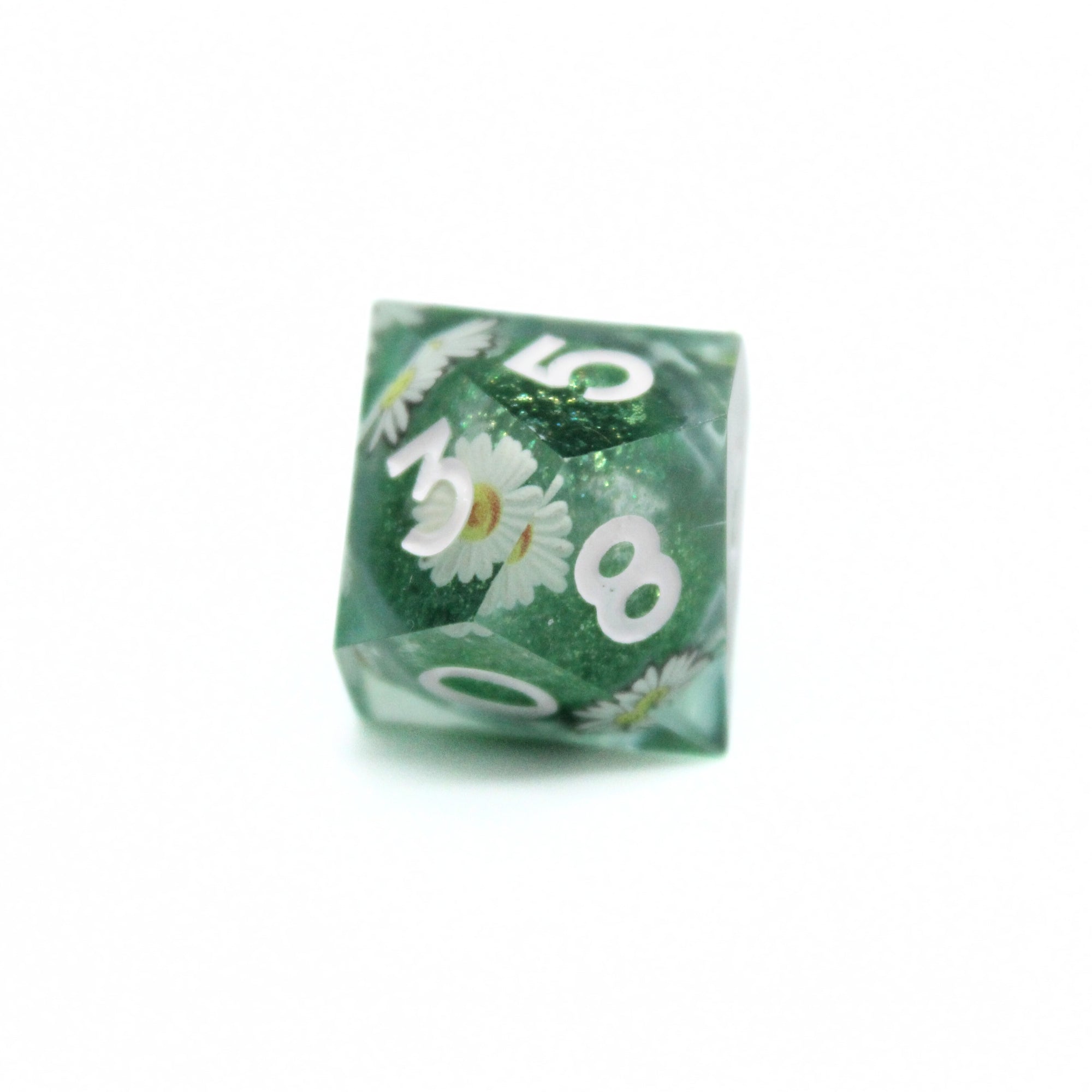 Spring Meadow Liquid Core 7pcs Dice Set | Sharp Edge Dice