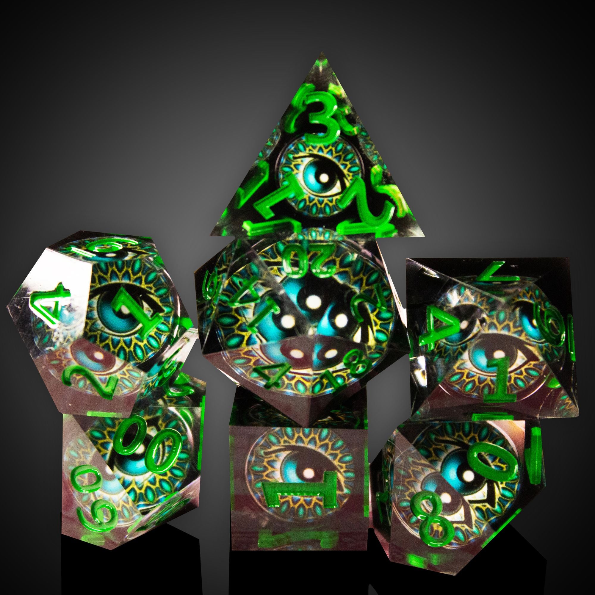 green dice