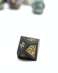 Indian Agate Stone Dice (7pcs set)