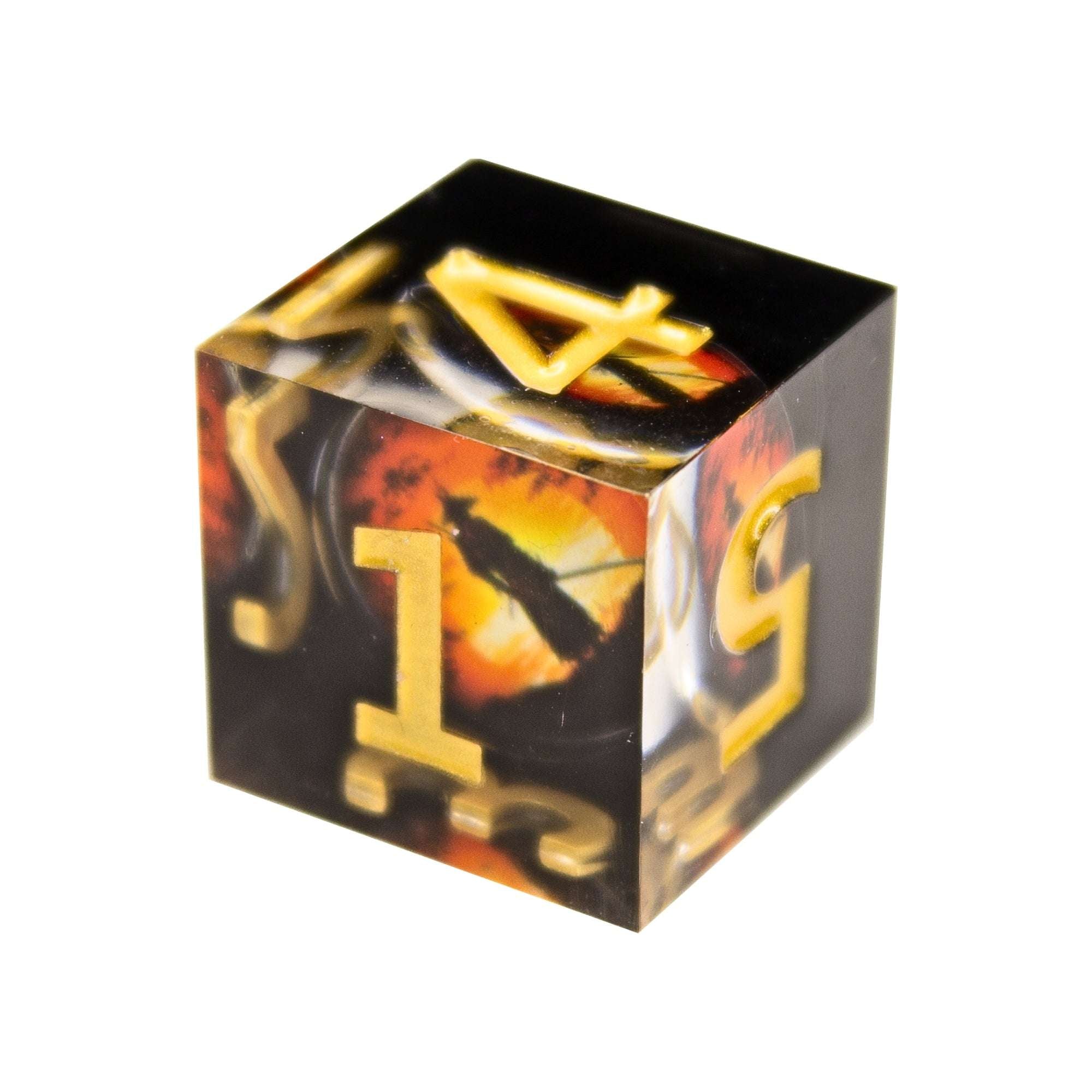 Ronin Sunrise 7pc Resin Dice Set | Little Worlds Collection