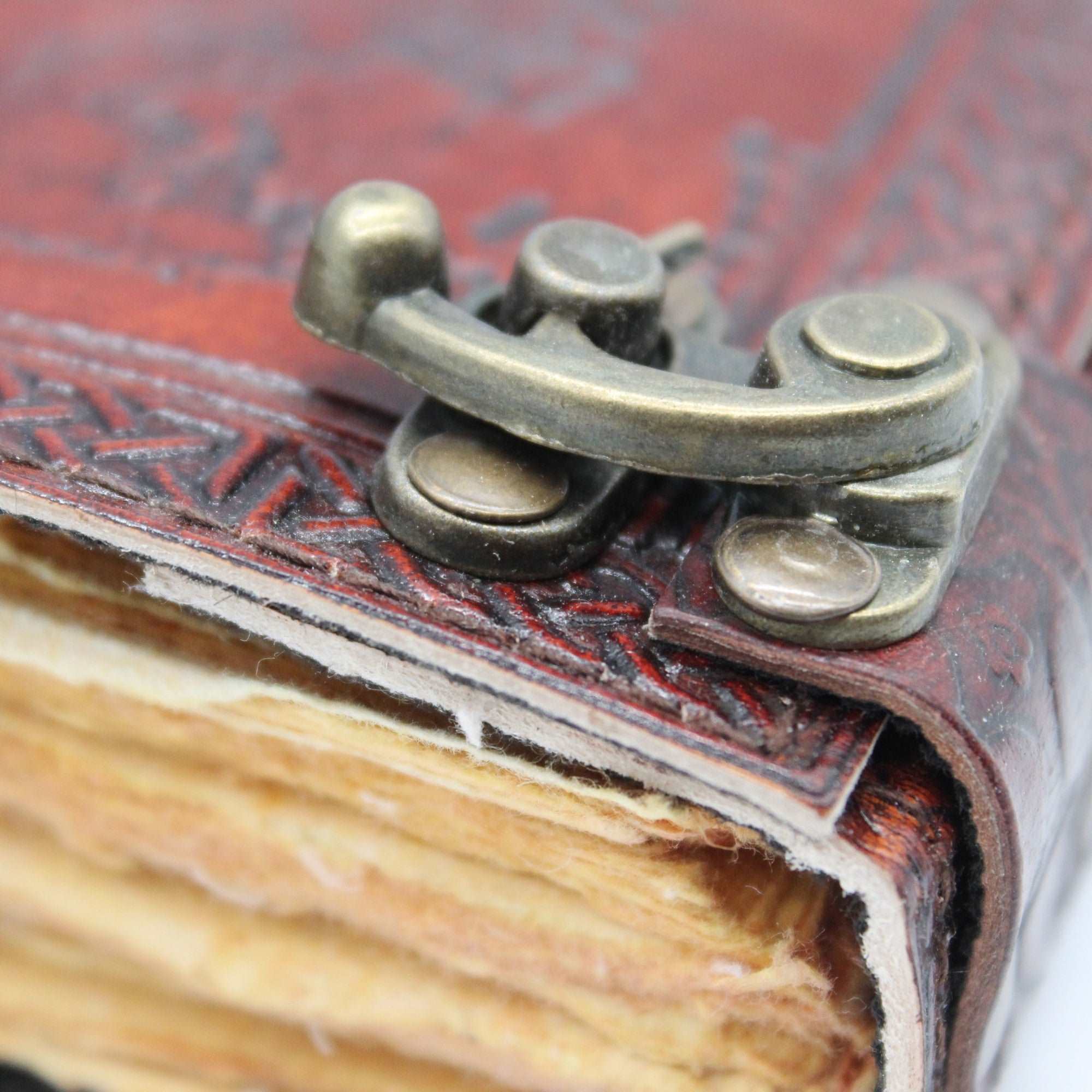 Crimson Codex Leather Journal