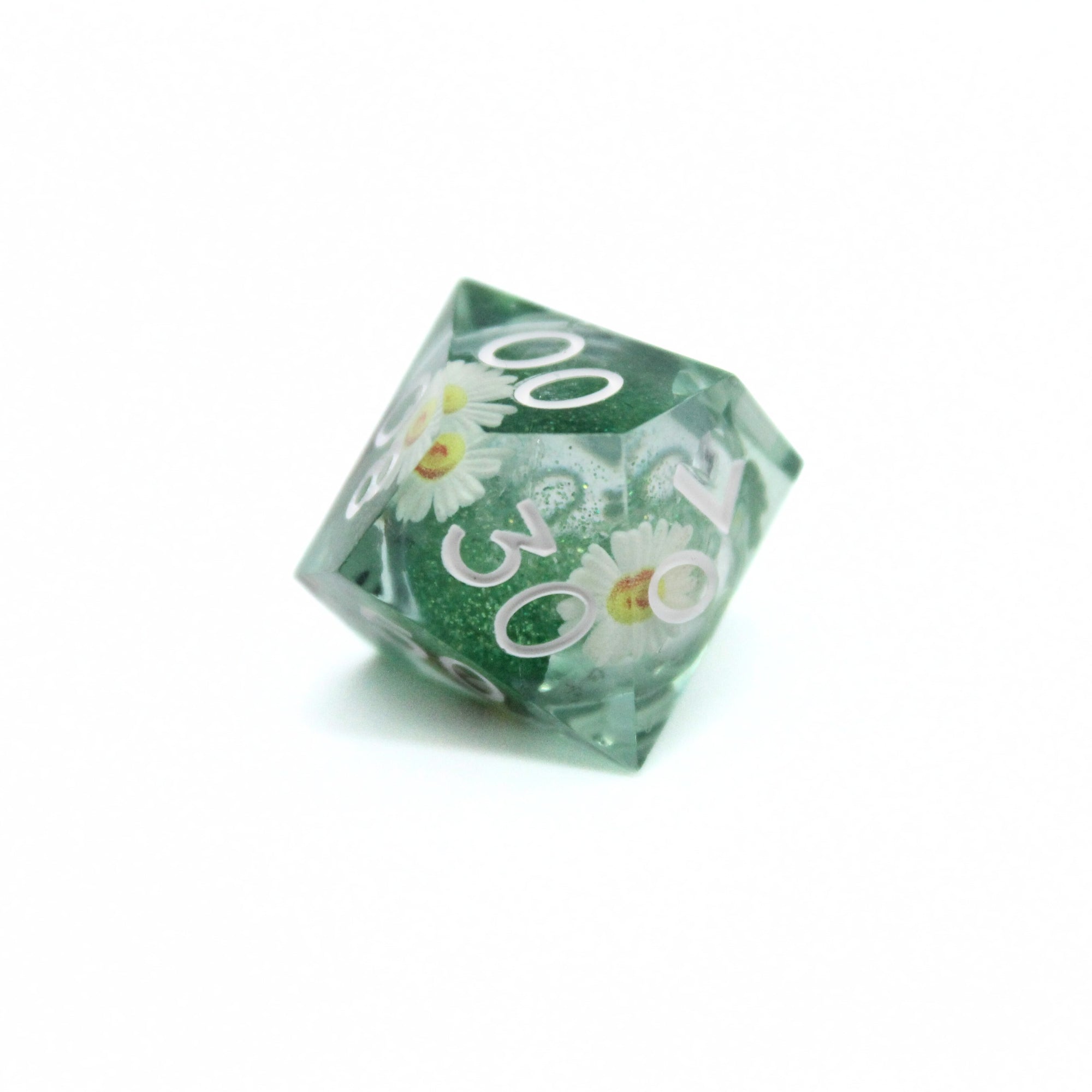 Spring Meadow Liquid Core 7pcs Dice Set | Sharp Edge Dice