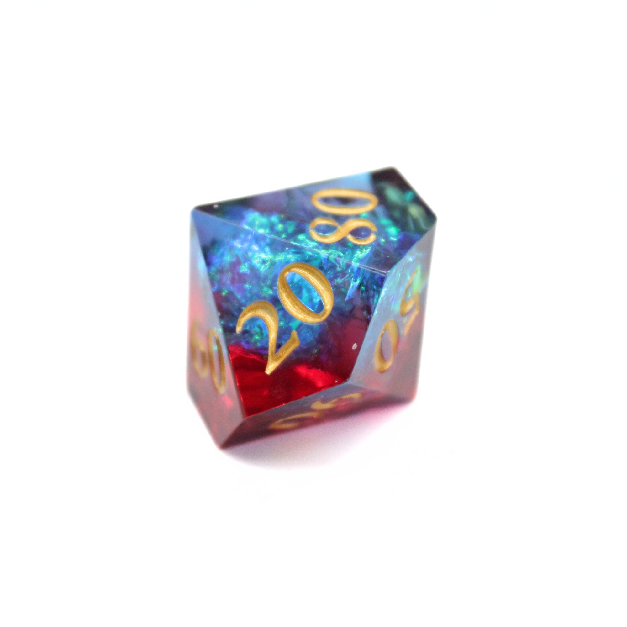 Astral Radiance 7pcs Inclusion Dice Set | Sharp Edge Dice