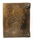 Steampunk Spider Leather Journal