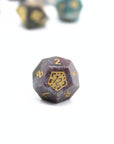 Indian Agate Stone Dice (7pcs set)