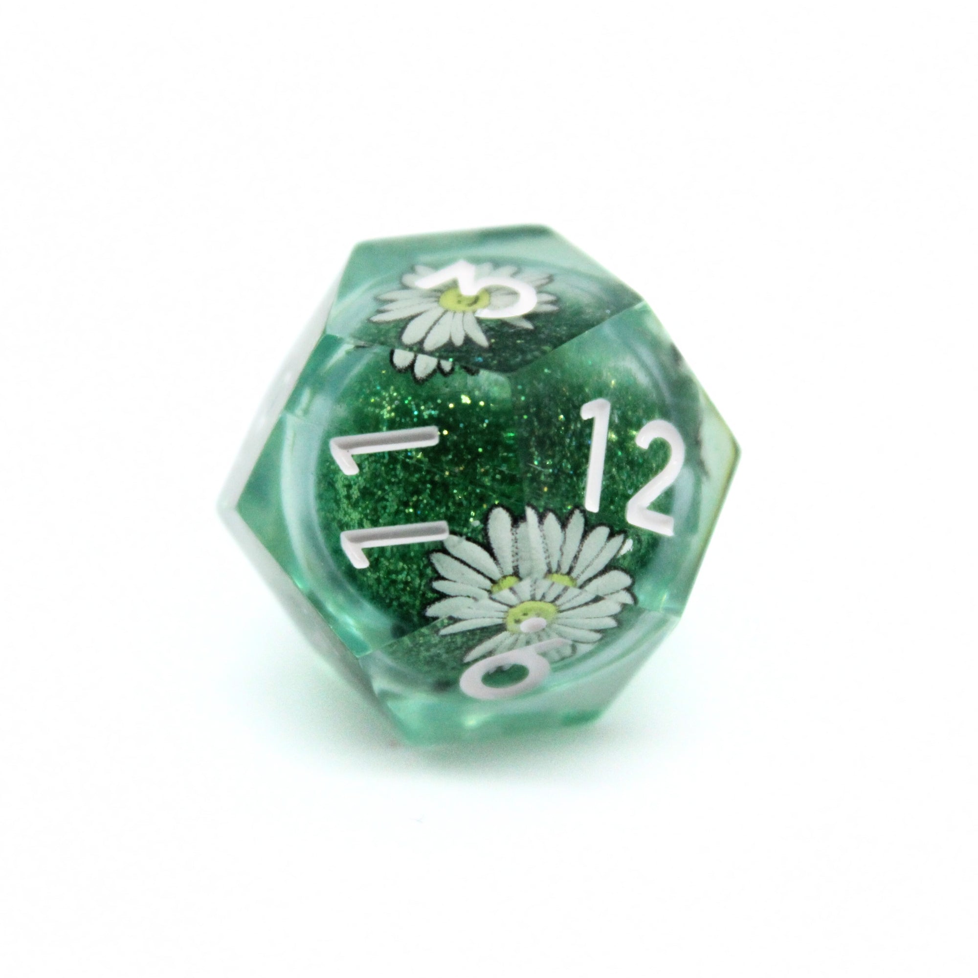 Spring Meadow Liquid Core 7pcs Dice Set | Sharp Edge Dice