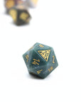 Indian Agate Stone Dice (7pcs set)