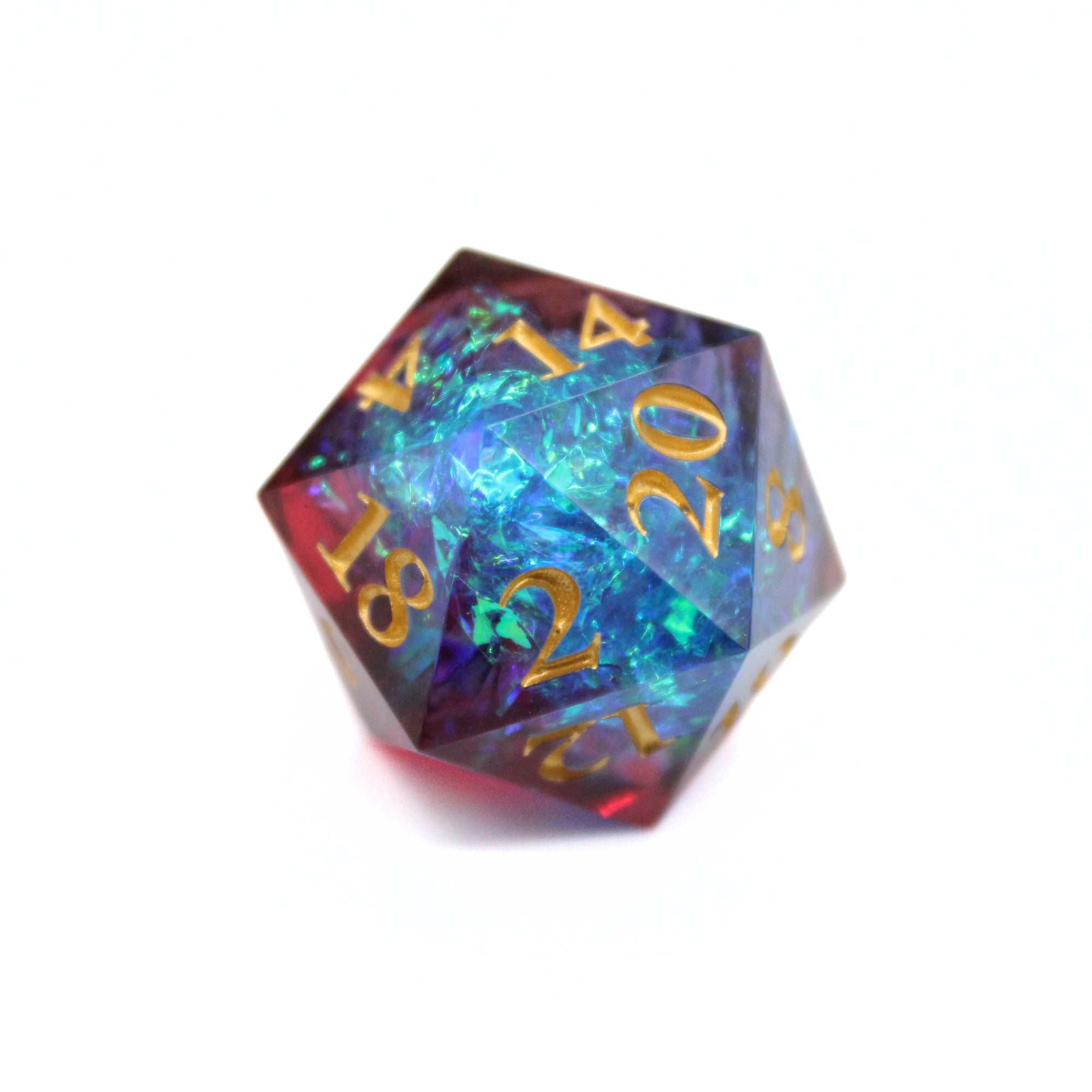 Astral Radiance 7pcs Inclusion Dice Set | Sharp Edge Dice