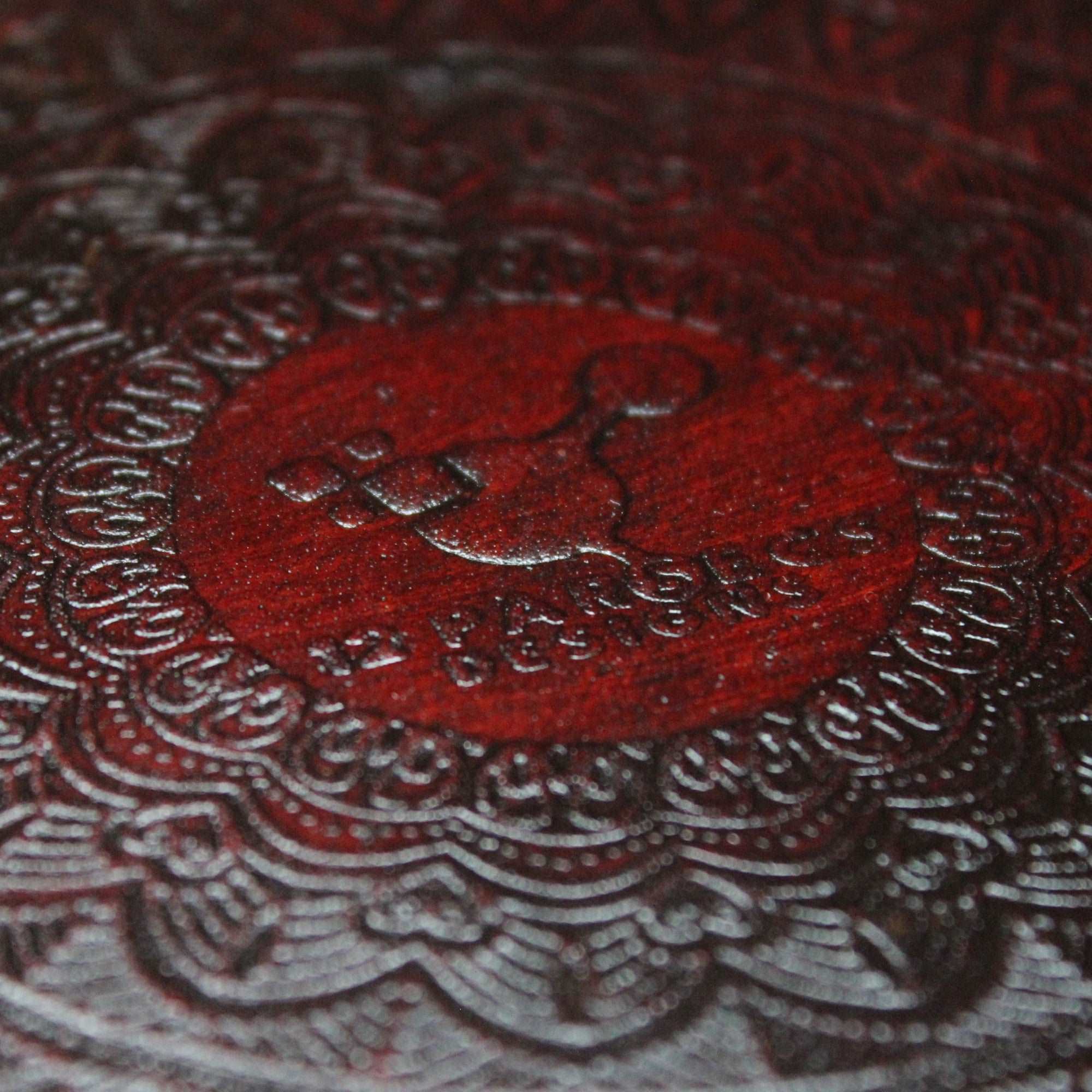 Red Raven Leather Journal