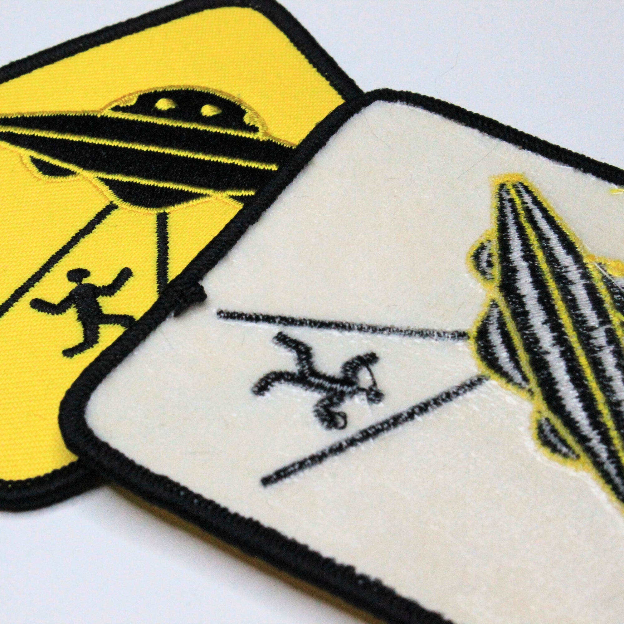 Alien Abduction Zone 3" Embroidered Patch