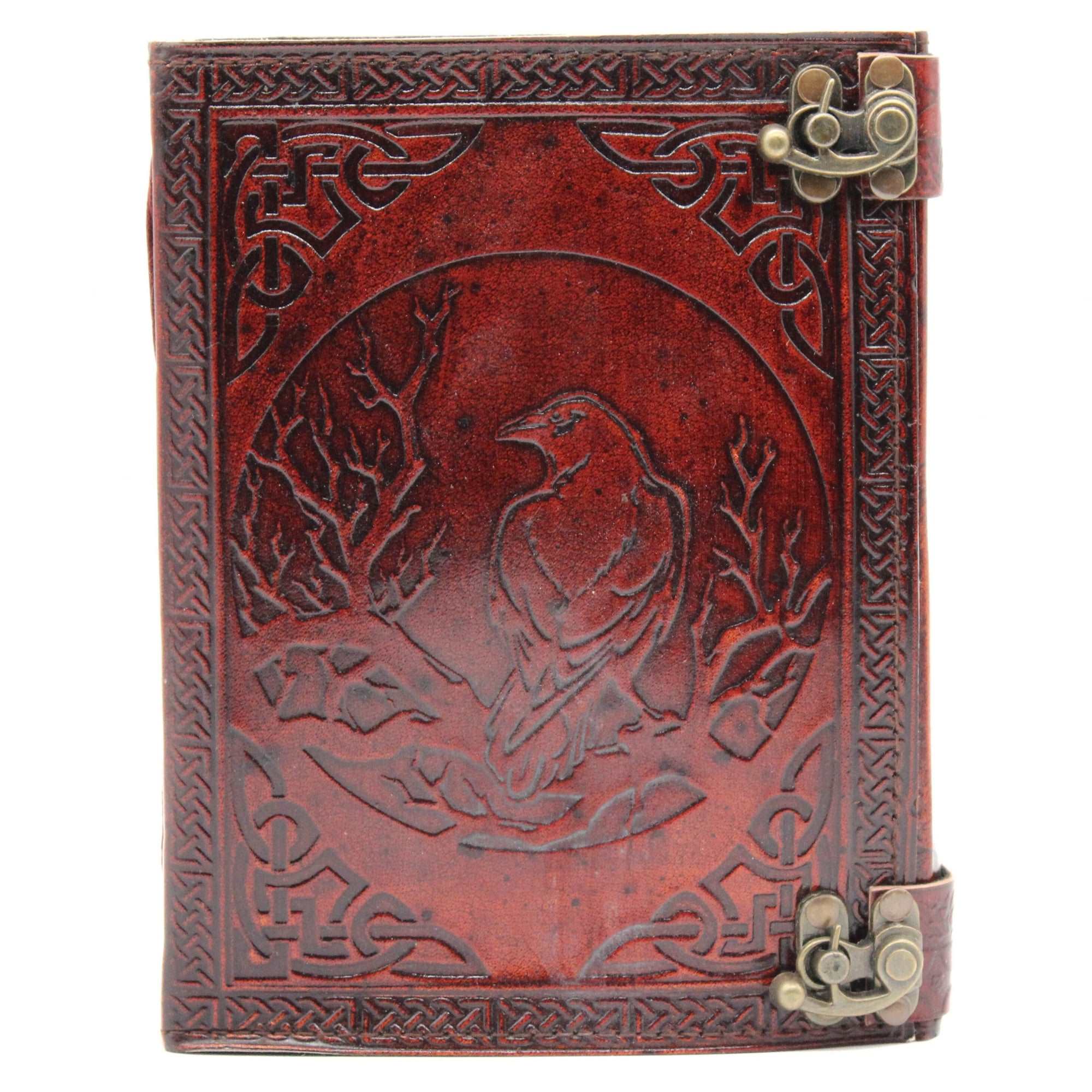 Red Raven Leather Journal