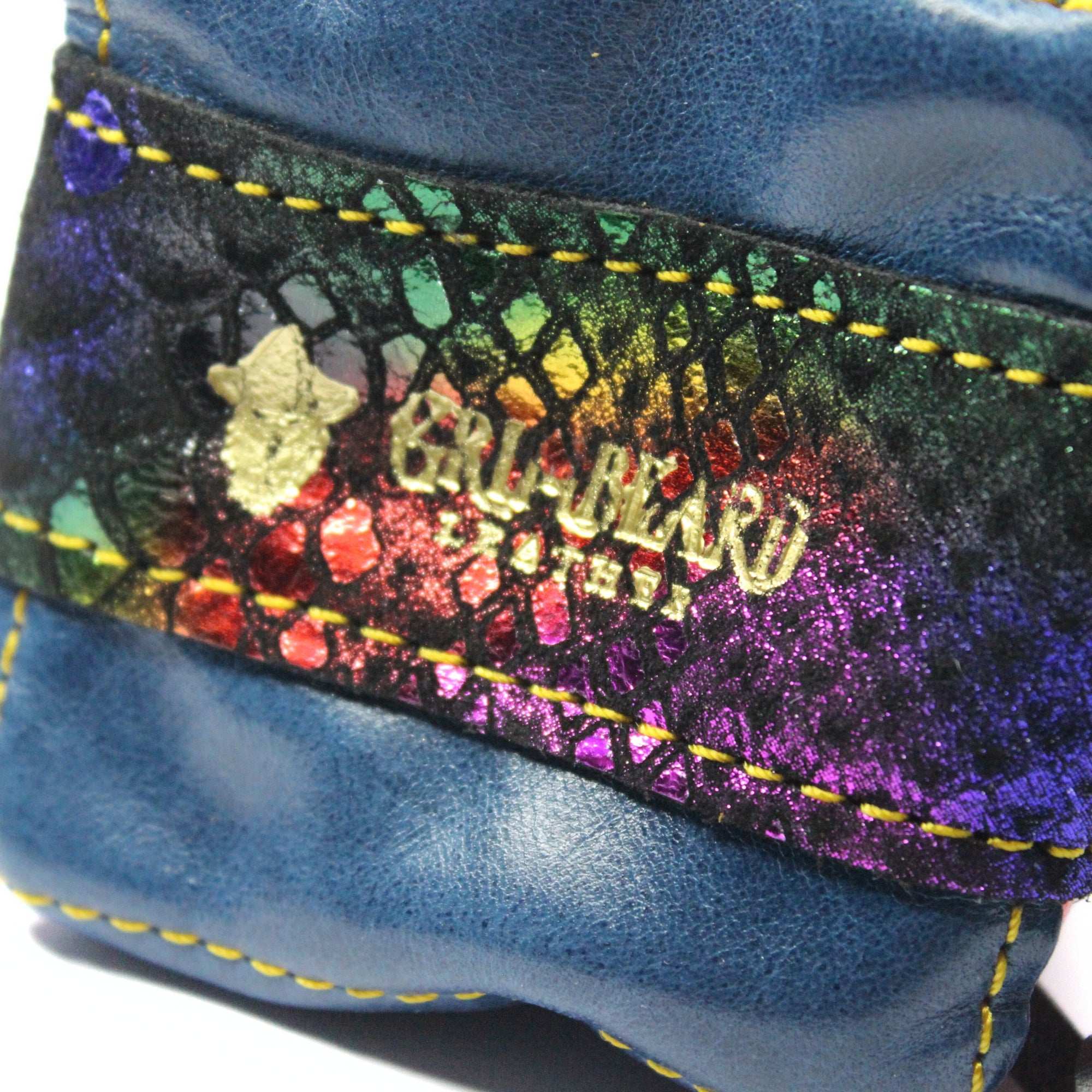 Medium Leather Dice Bag | Multicolored Astrolabe