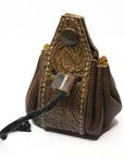 Small Single Polyhedral Dice Set Pouch | Handmade Leather Bag