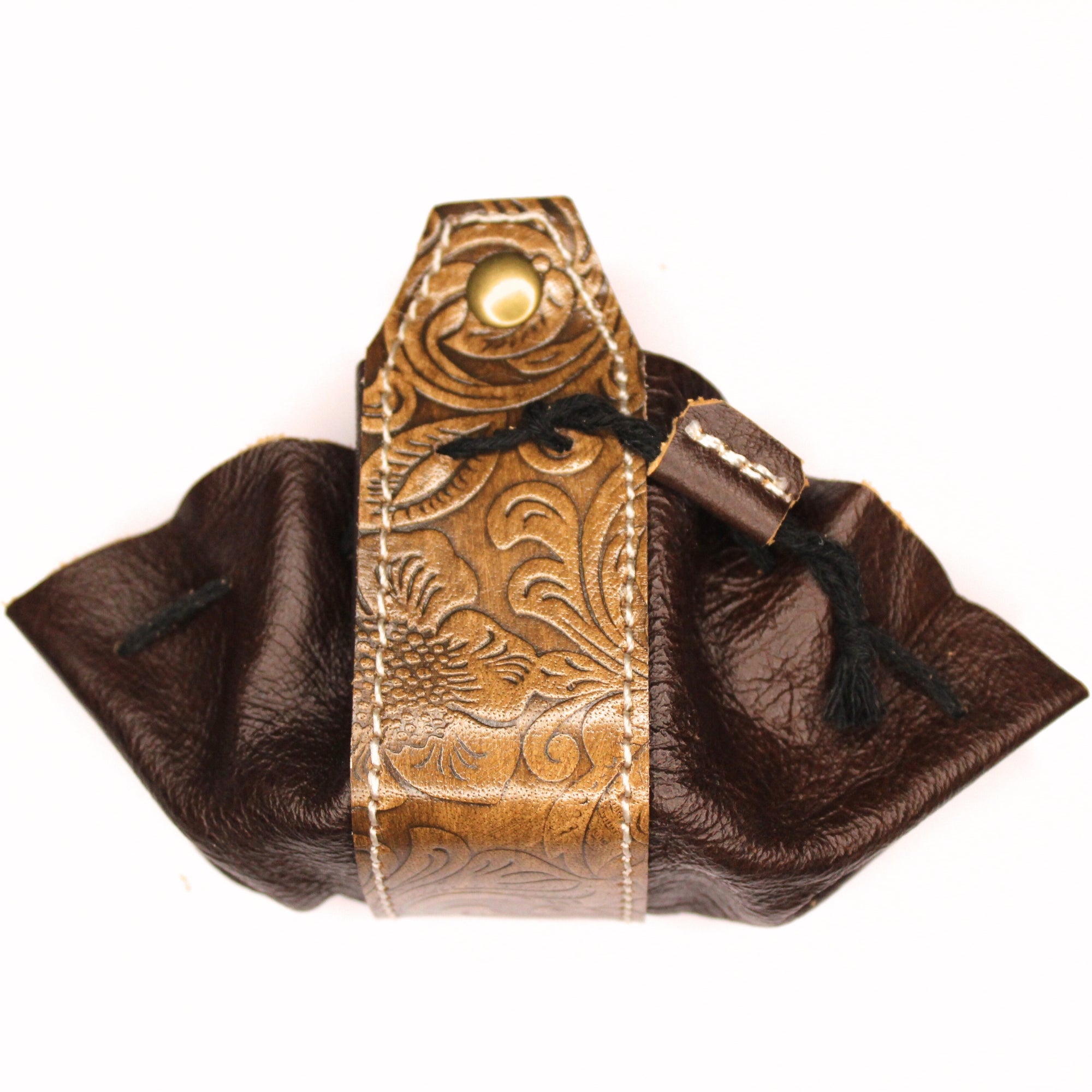 Small Leather Dice Pouch