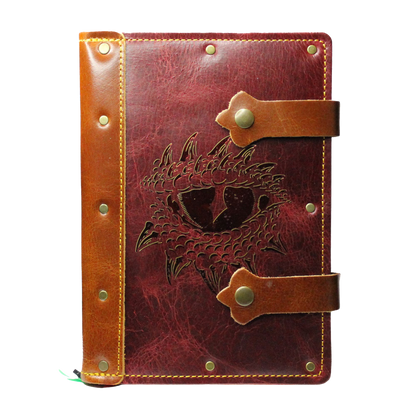 Refillable Leather Journal | Dragon Eye