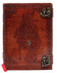 Red Dragon Grimoire Leather Journal