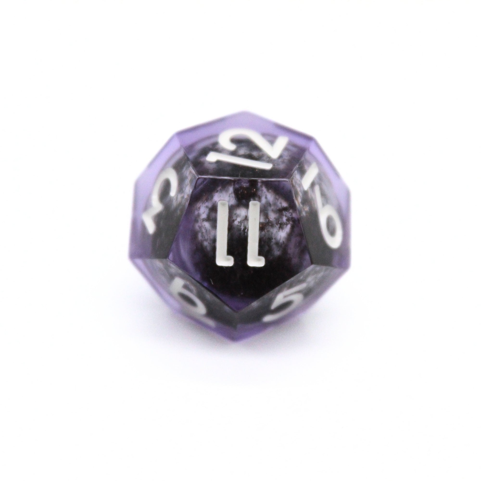 Amethyst Liquid Core 7pcs Dice Set | Sharp Edge Dice