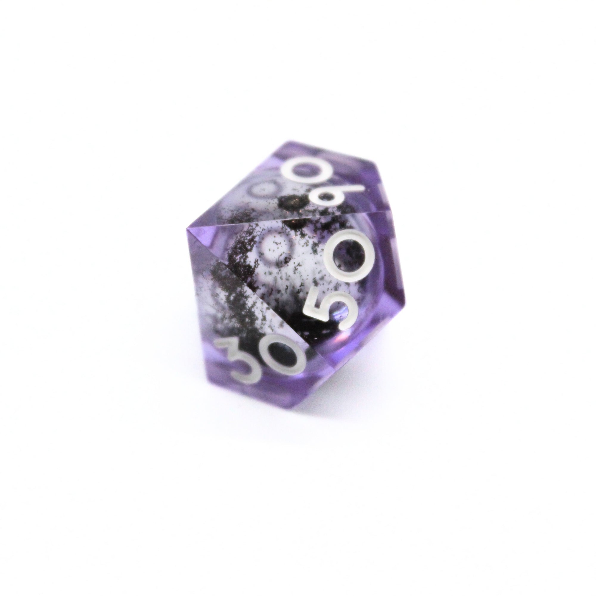 Amethyst Liquid Core 7pcs Dice Set | Sharp Edge Dice