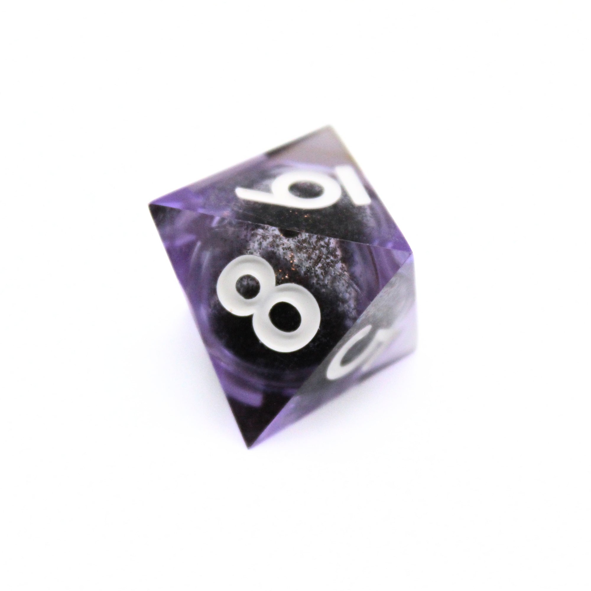 Amethyst Liquid Core 7pcs Dice Set | Sharp Edge Dice