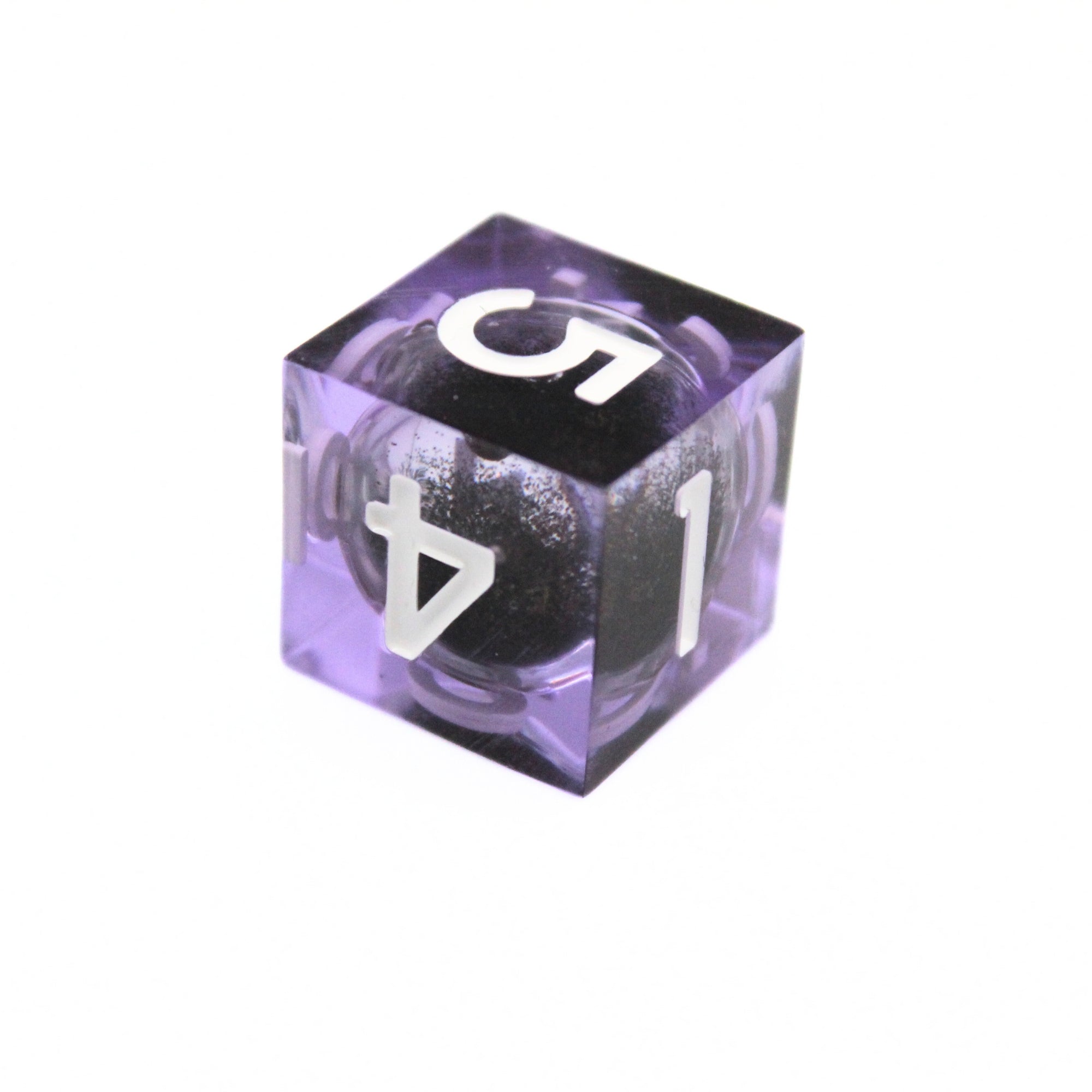 Amethyst Liquid Core 7pcs Dice Set | Sharp Edge Dice