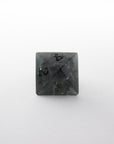 Black Lightning Cracked Glass Dice (7pc Set)