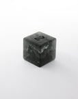 Black Lightning Cracked Glass Dice (7pc Set)