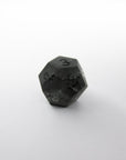 Black Lightning Cracked Glass Dice (7pc Set)