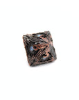 Blue Dragon Eye Hollow Metal Dice (7pcs Set)