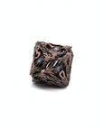 Blue Dragon Eye Hollow Metal Dice (7pcs Set)