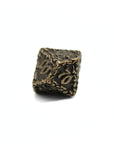 Bronze Floral Metal Dice (7pcs Set)