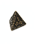 Bronze Floral Metal Dice (7pcs Set)