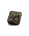 Bronze Floral Metal Dice (7pcs Set)