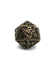 Bronze Floral Metal Dice (7pcs Set)