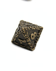 Bronze Floral Metal Dice (7pcs Set)