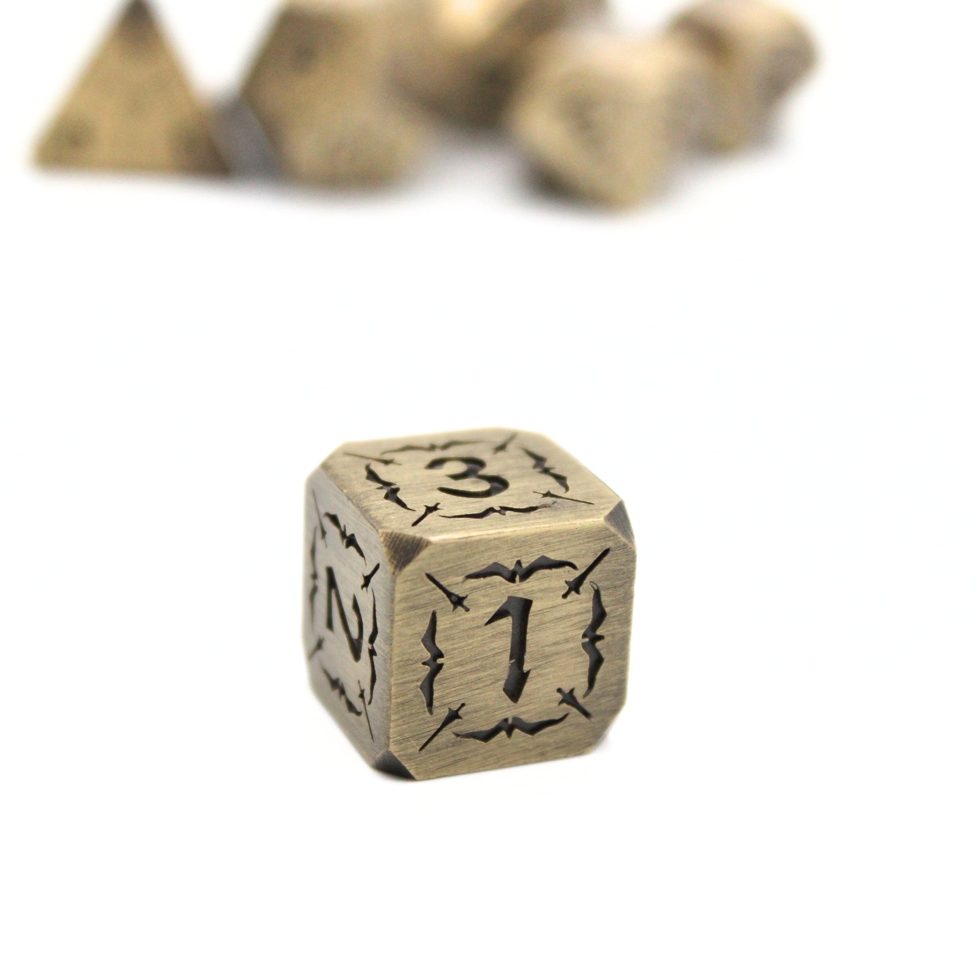 Bronze Lance Metal Dice (7pcs Set)