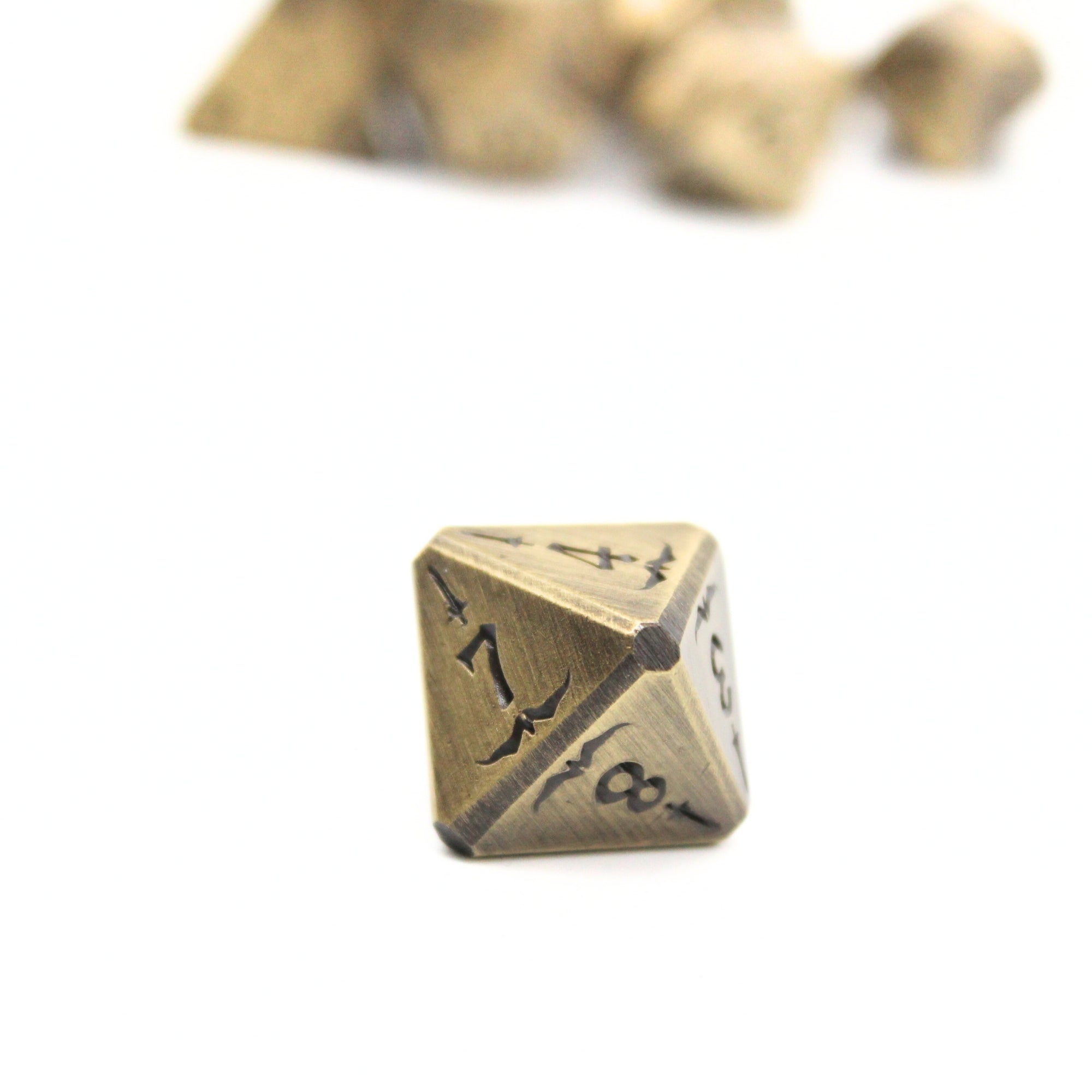 Bronze Lance Metal Dice (7pcs Set)