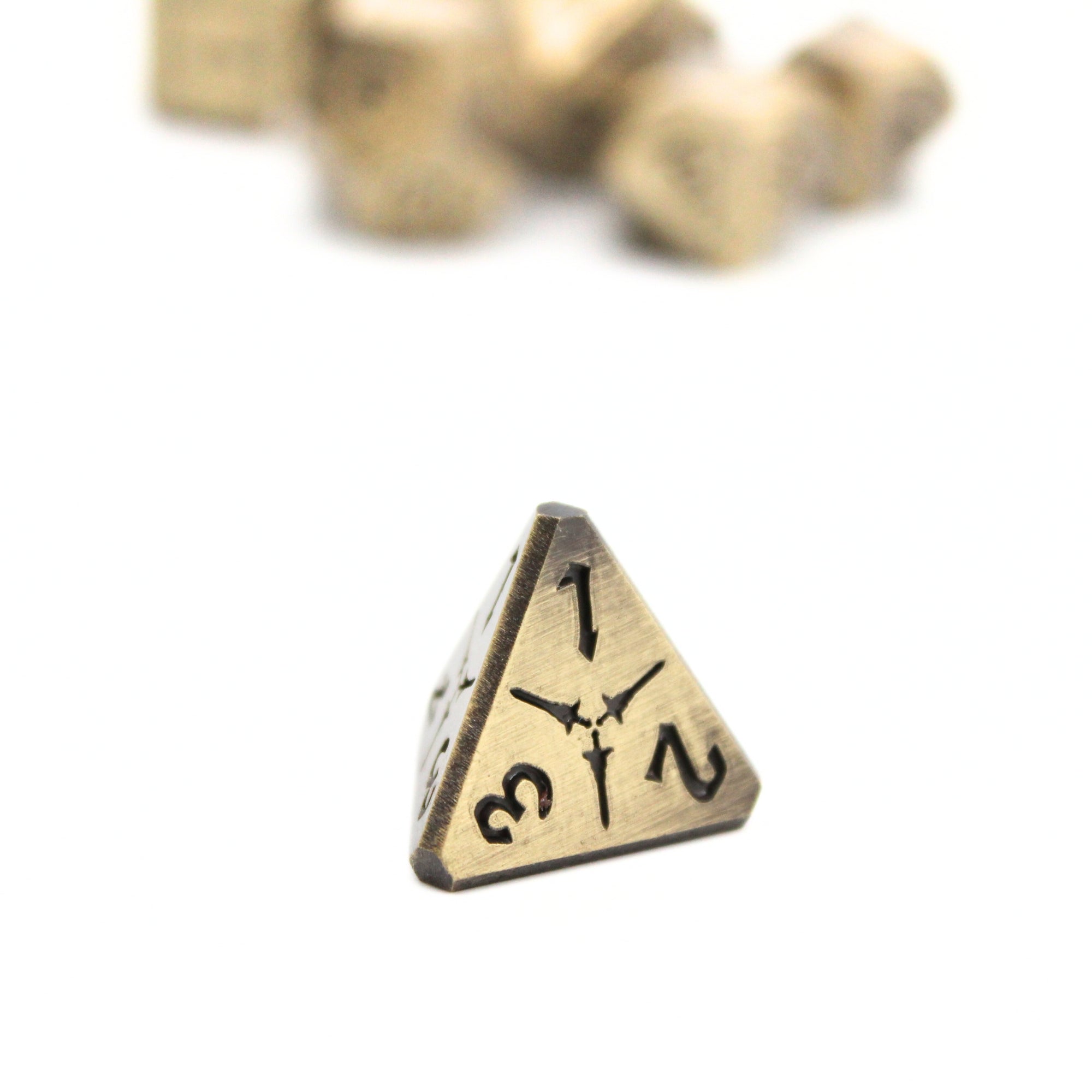 Bronze Lance Metal Dice (7pcs Set)