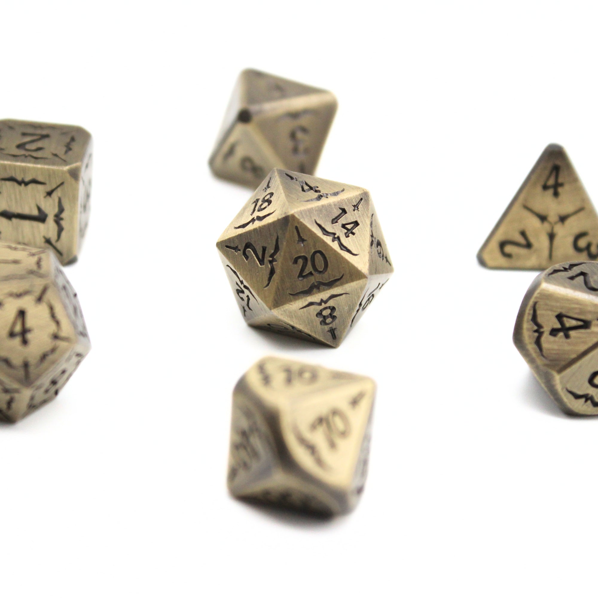 Bronze Lance Metal Dice (7pcs Set)