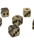 Bronze Skulls Metal Dice (6D6 Set)