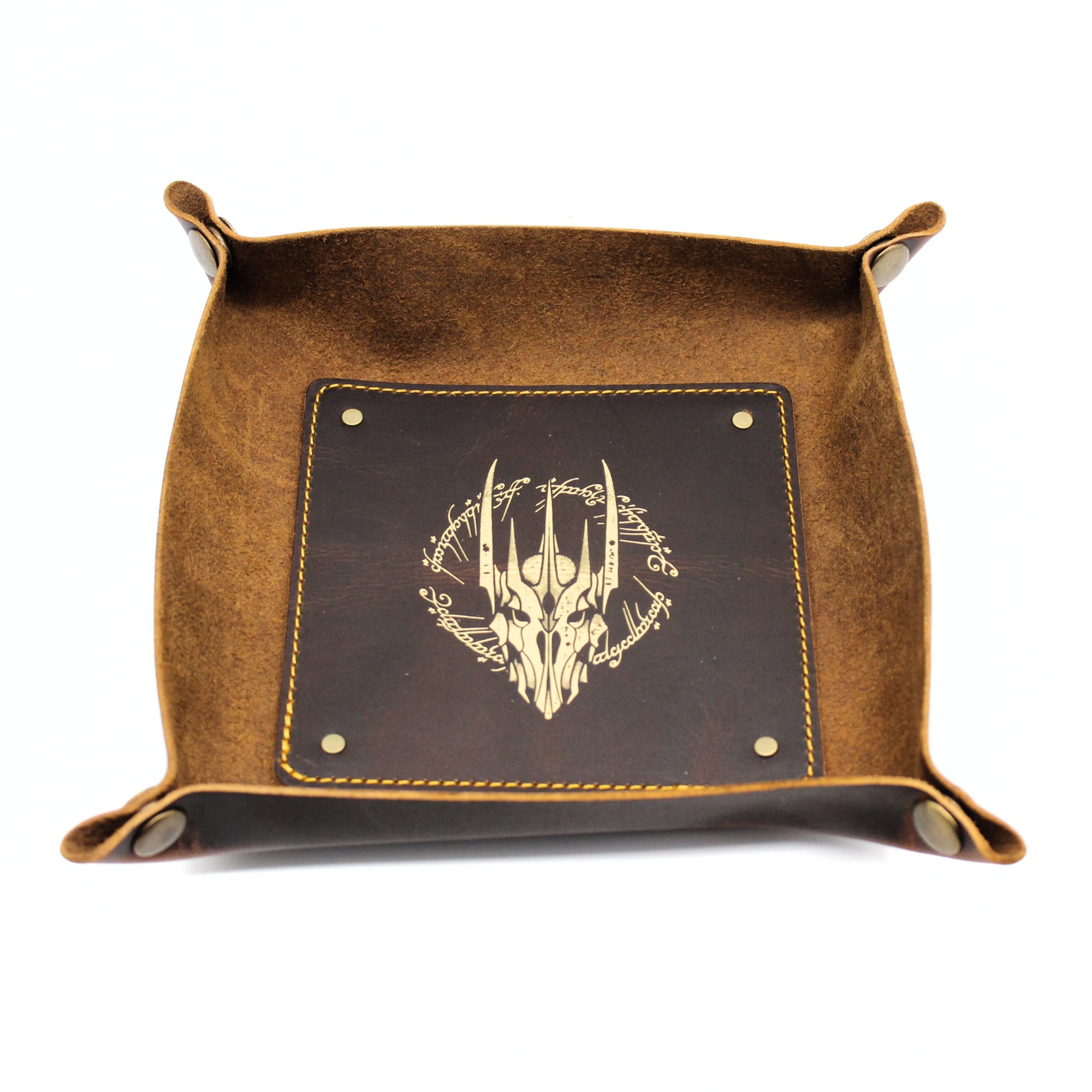 Brown Dark Lord Dice Rolling Tray