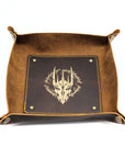 Brown Dark Lord Dice Rolling Tray