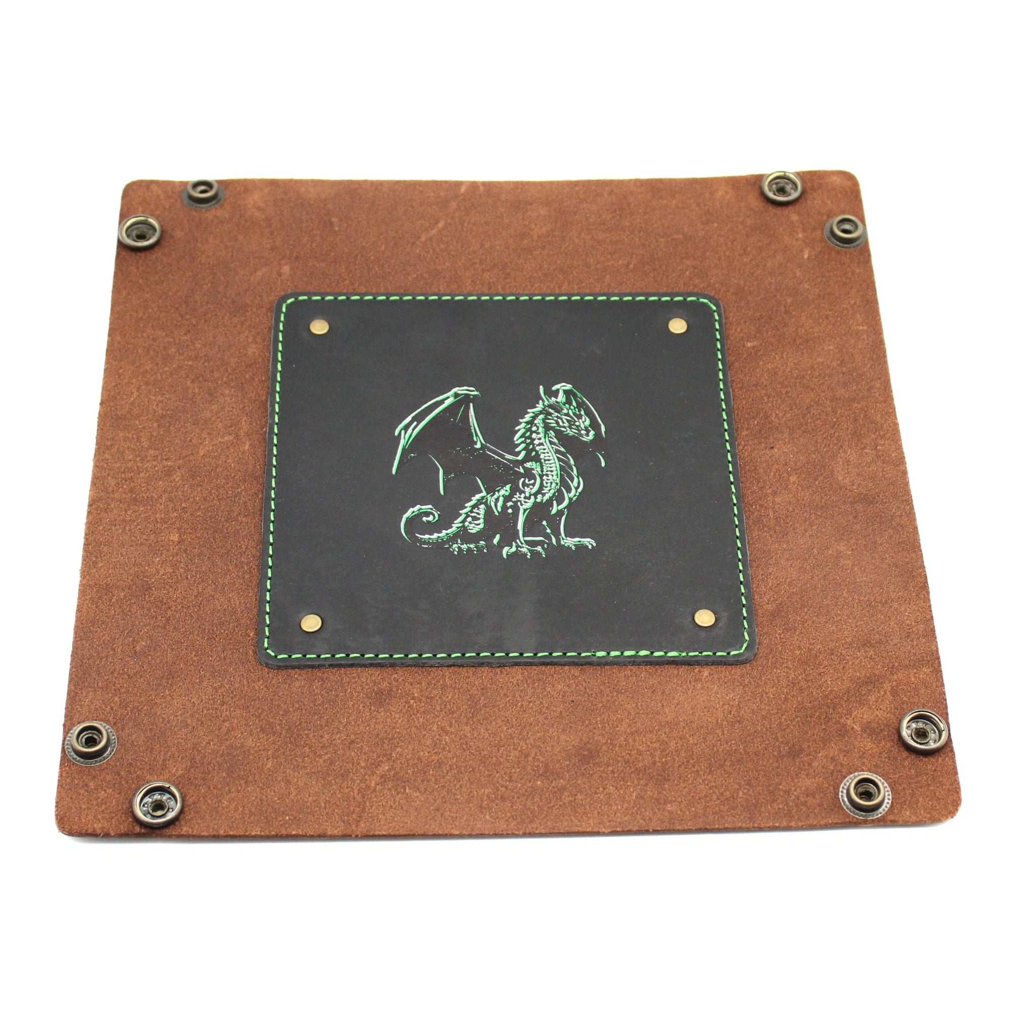 Brown Dragon Dice Rolling Tray