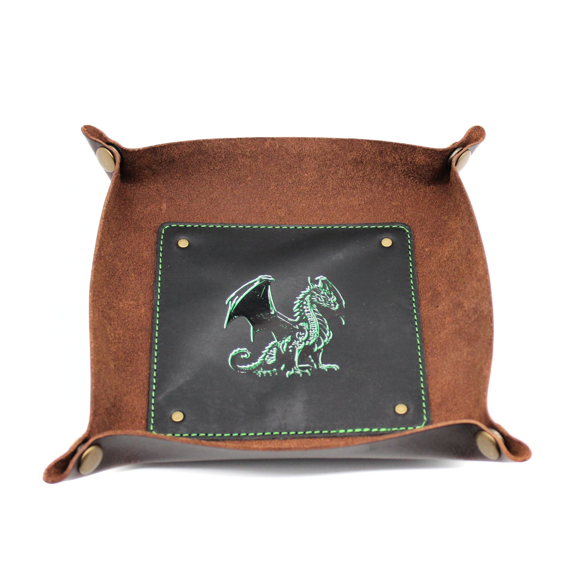 Brown Dragon Dice Rolling Tray